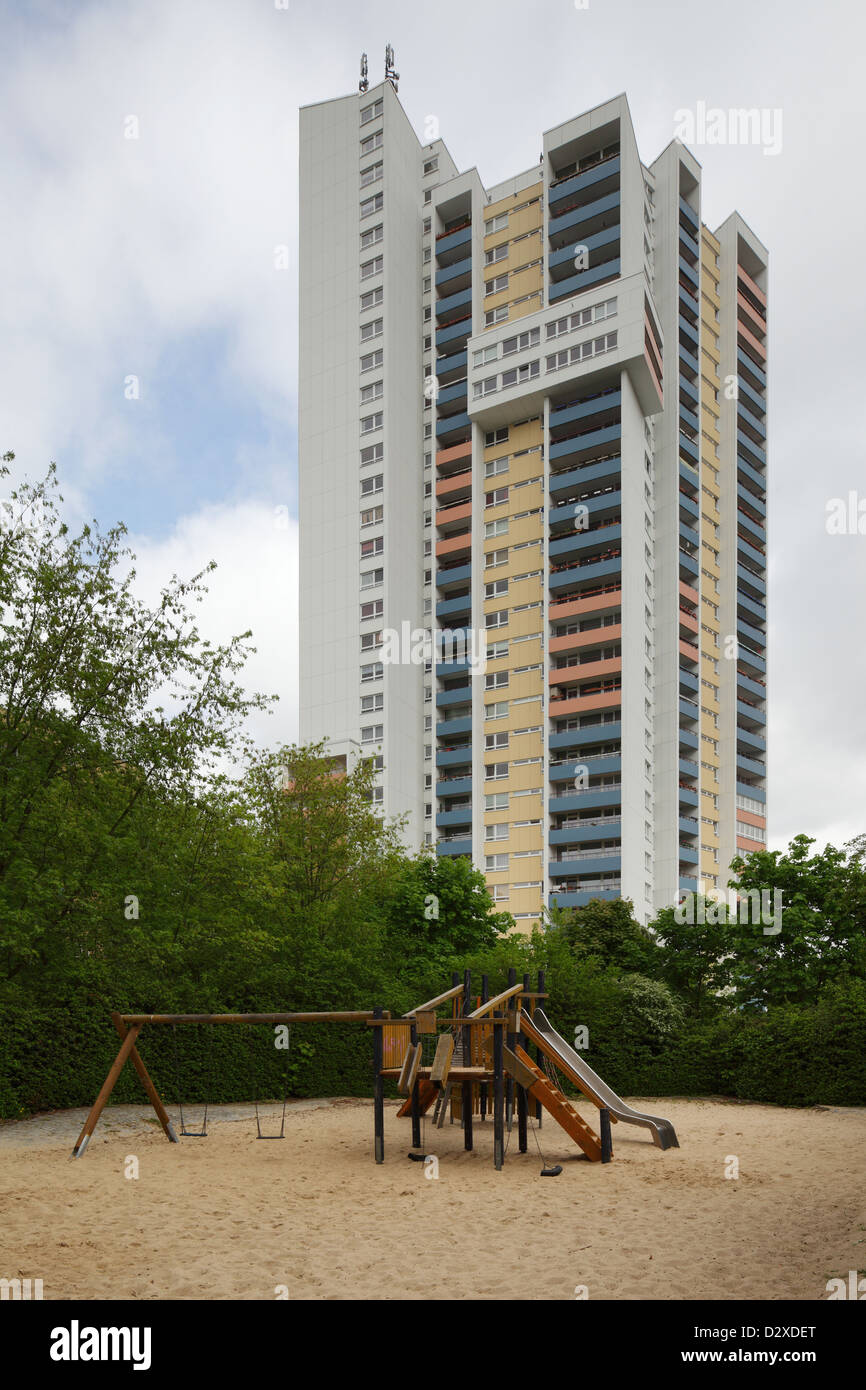 Berlin, Germany, Playground Gropiusstadt Stock Photo