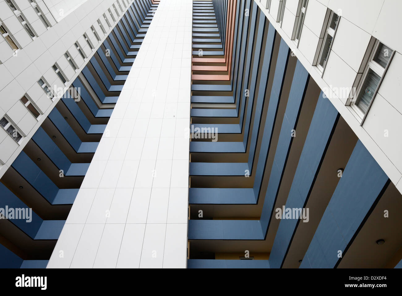 Berlin, Germany, high-rise in Gropiusstadt Stock Photo