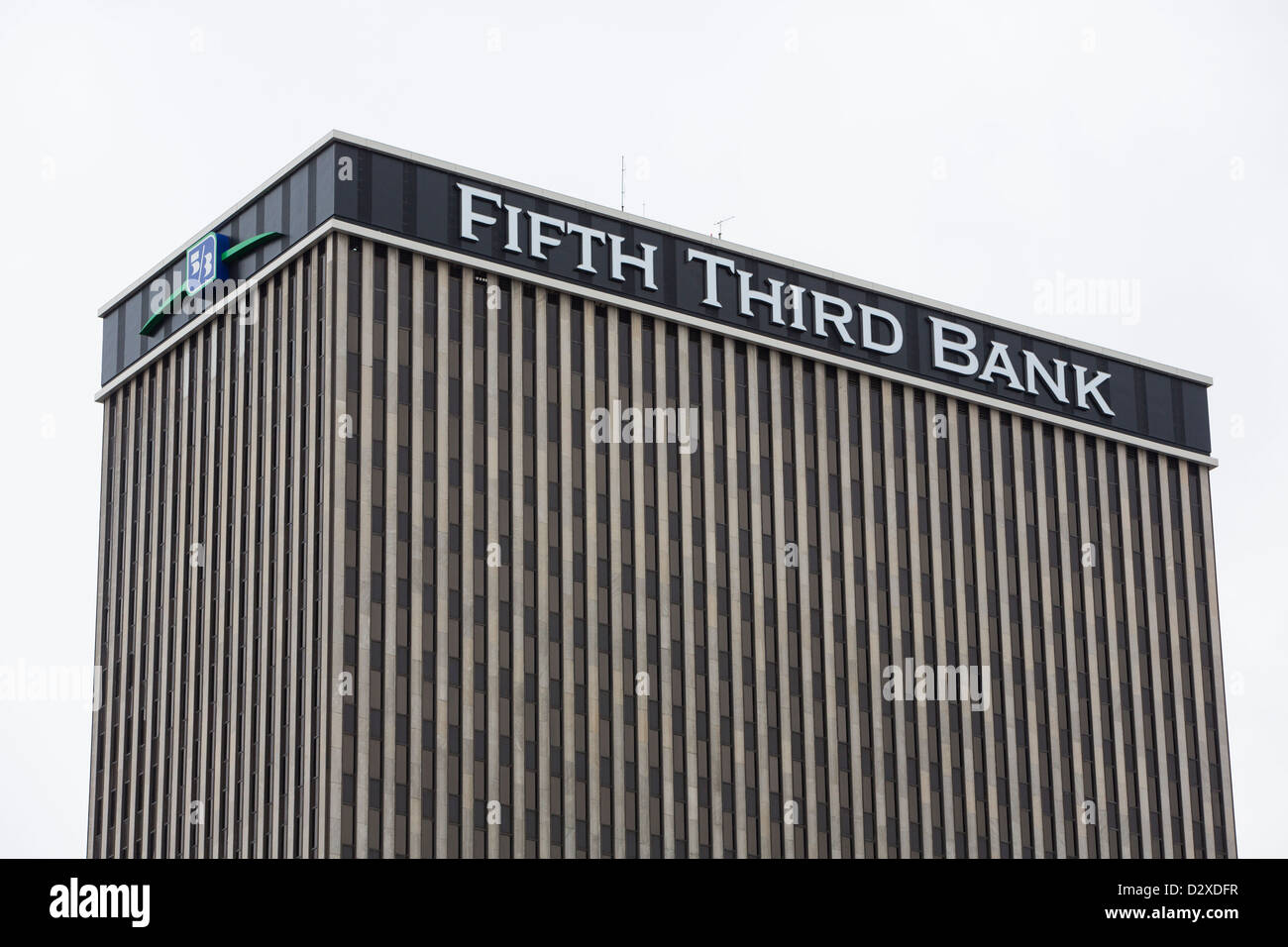 The headquarters of Fifth Third Bank.  Stock Photo