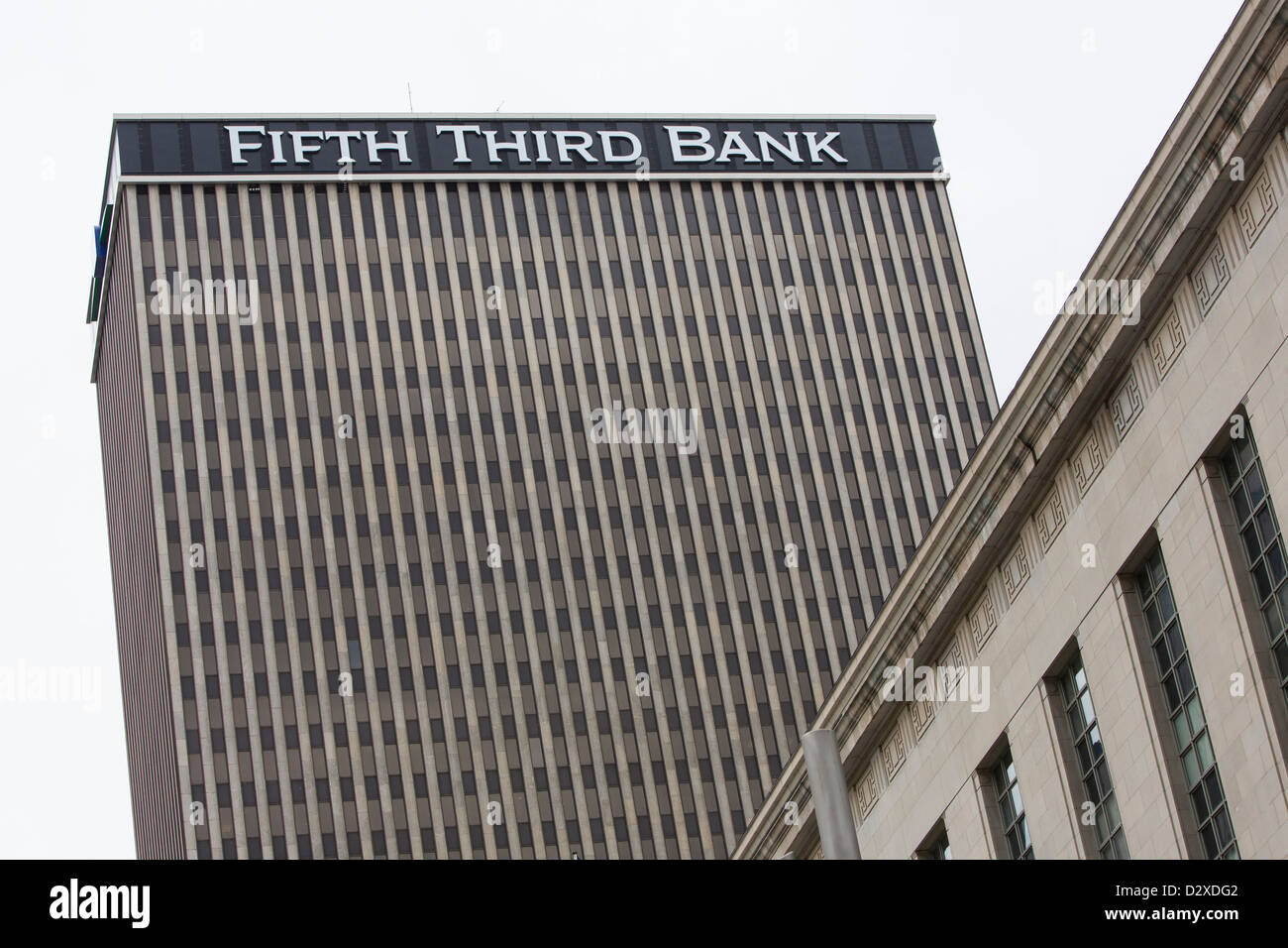 The headquarters of Fifth Third Bank.  Stock Photo