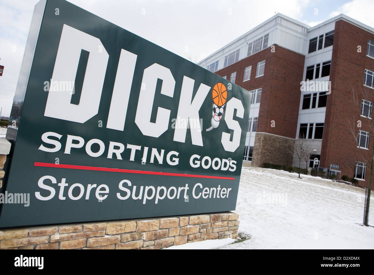 The headquarters of sporting goods retailer Dick's Sporting Goods.  Stock Photo