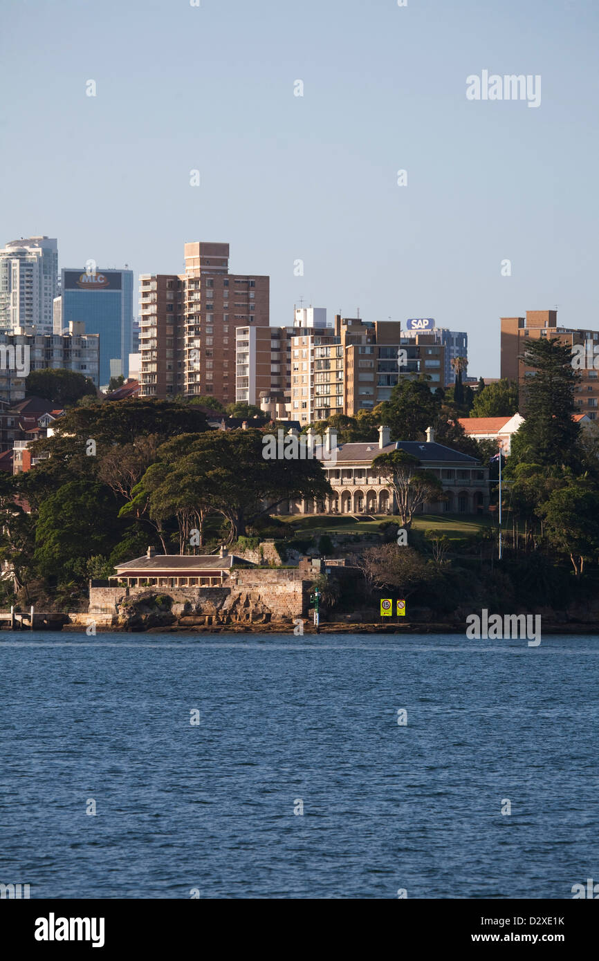 Historic Admiralty House at Kirribilli Sydney Australia Stock Photo Alamy