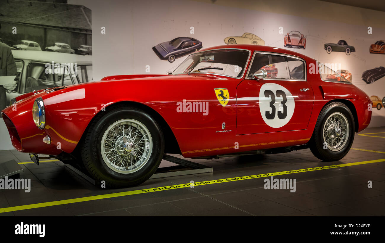 Vintage car, Ferrari Mille Miglia, built in 1953,  Moranello, Italy Stock Photo