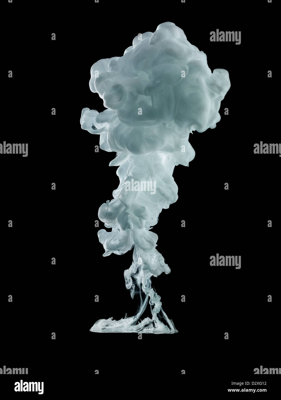 White smoke cloud Stock Photo