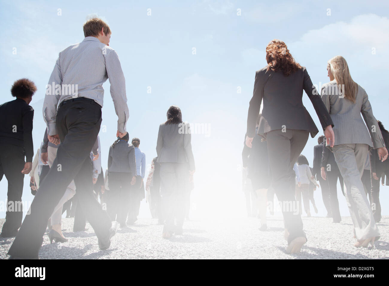 Business people walking Stock Photo - Alamy