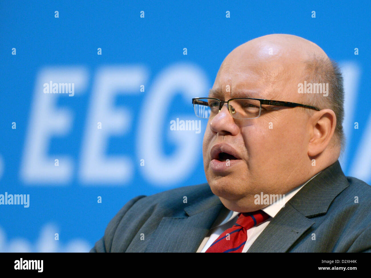Peter Altmaier (CDU), Federal Minister for the Environment, gives a ...