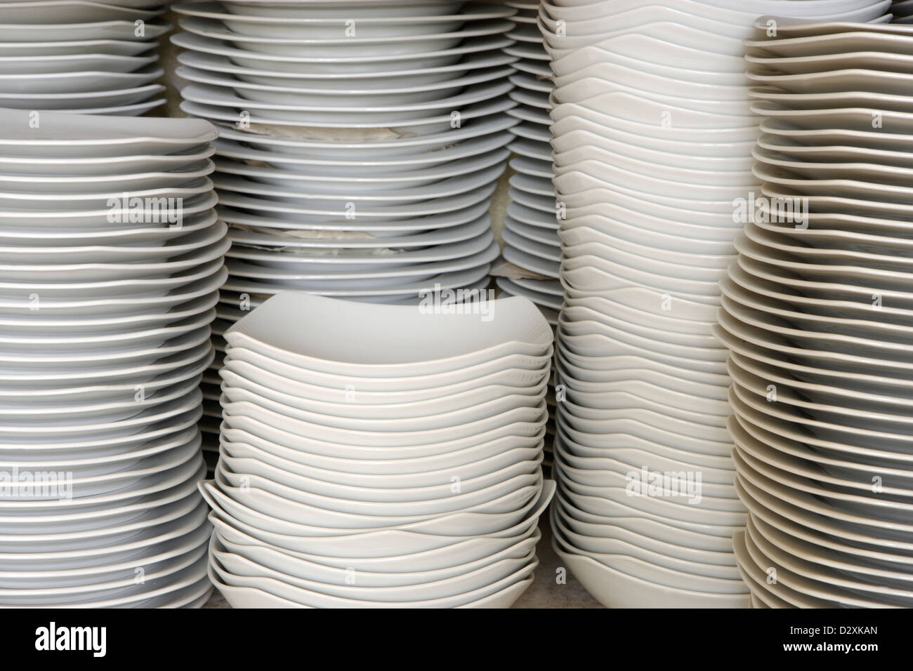 white porcelain Stock Photo