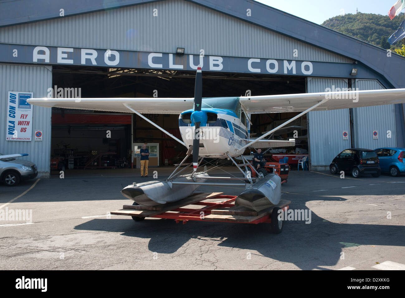 I-SIPI Cessna 172N Skyhawk Aeroclub of Como Stock Photo