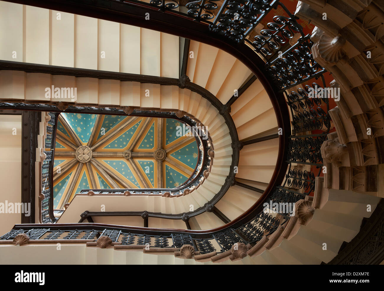 St Pancras Hotel, London, United Kingdom. Architect: Sir Giles Gilbert Scott with Richard Griffiths Arc, 2011. Stock Photo