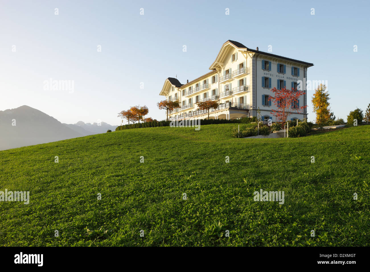 Lucerne, Switzerland, Hotel Villa Honegg in Buergenstock near Lucerne Stock  Photo - Alamy