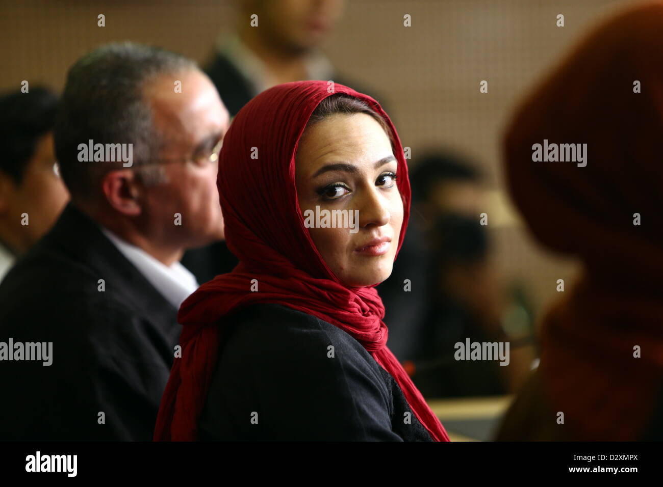 TEHRAN, IRAN: Actress Gelareh Abbasi on Day 4 of the 31th International