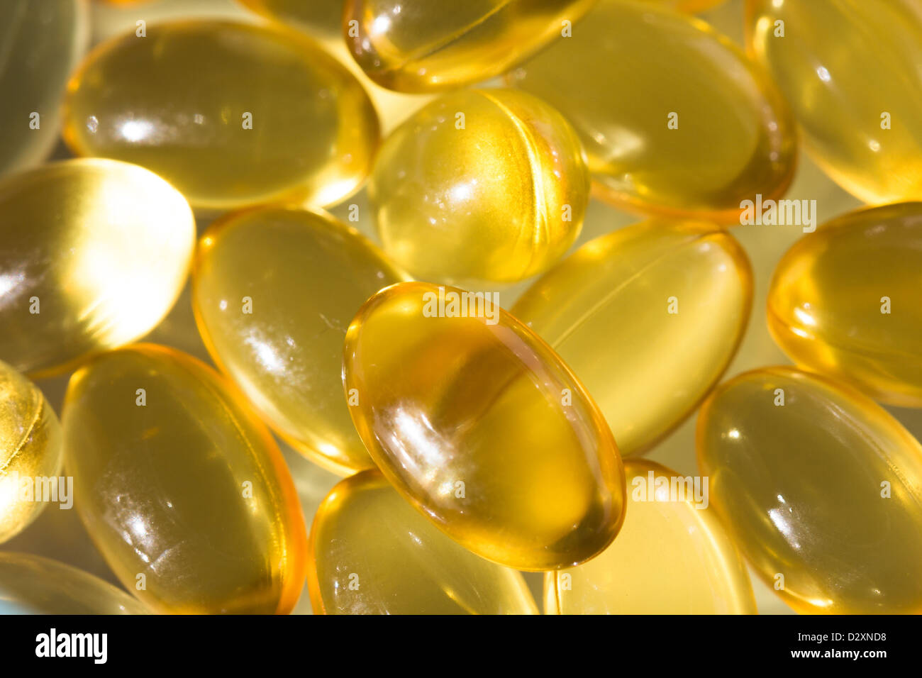 Cod liver oil capsules Stock Photo Alamy