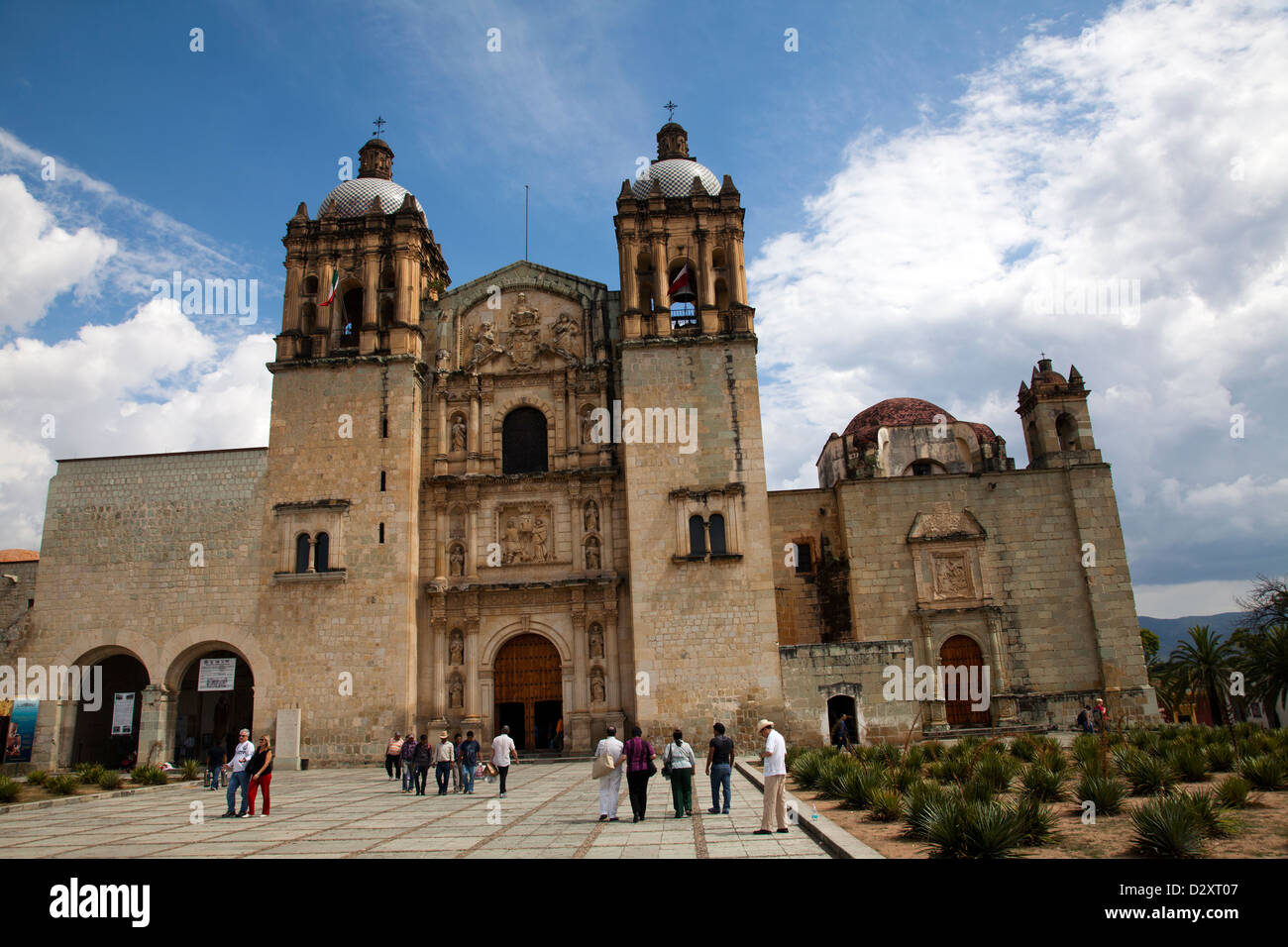 Santo Domingo de Guzmán Church in Oaxaca City - Mexico Stock Photo