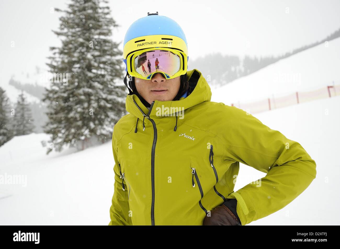 Kenji Kono (JPN), FEBRUARY 1, 2013 - Ski Cross : FIS Freestyle Ski World  Cup Men's Ski Cross training and qualifications in Grasgehren/Allgau,  Germany is cancelled due to heavy snow. (Photo by