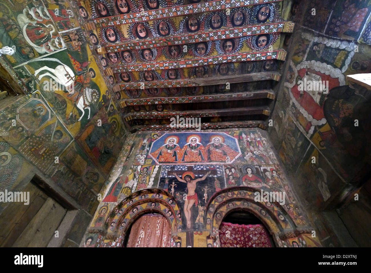 ethiopia religious murals attributed 17thcentury artist haile meskel