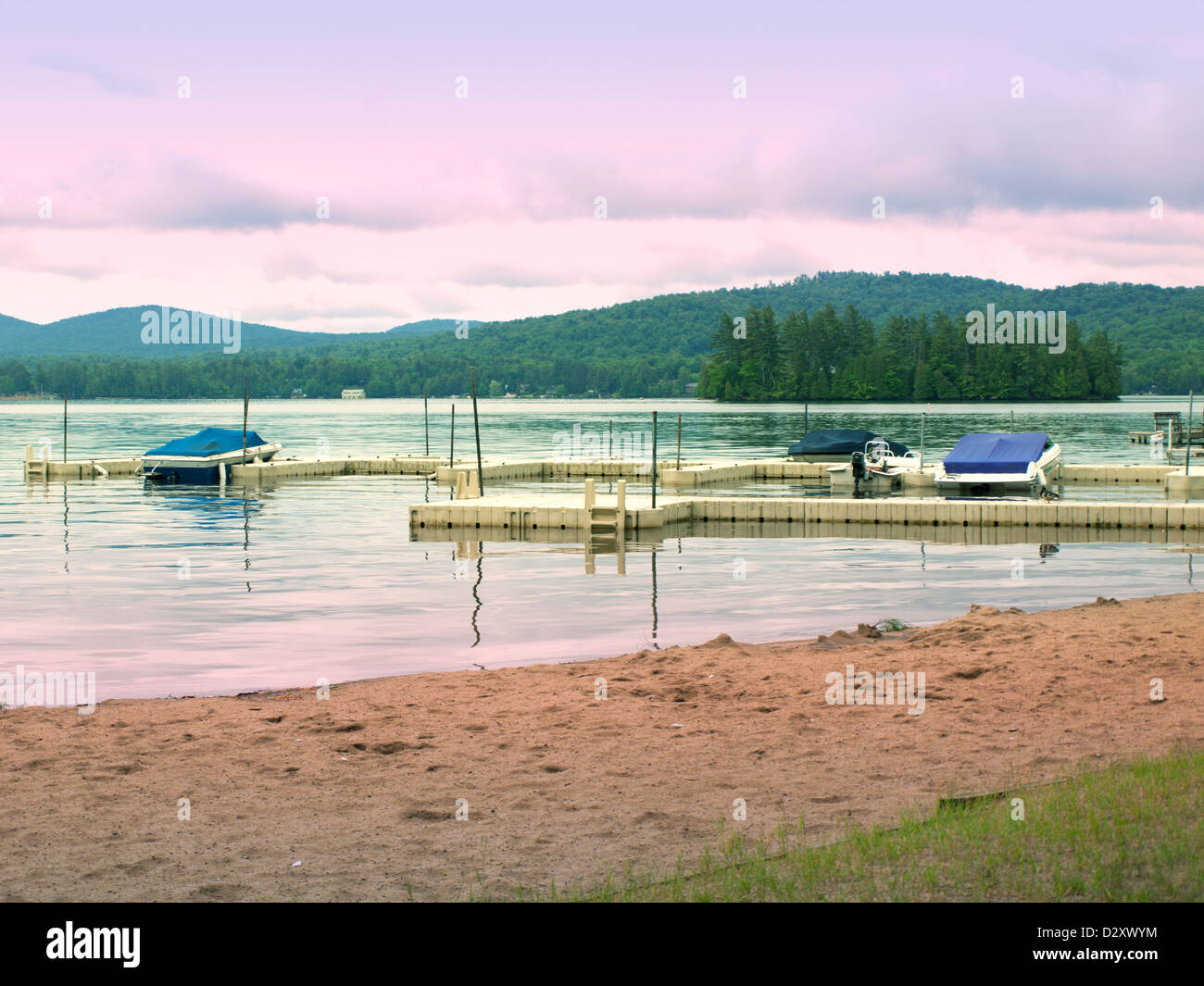 Adirondack scenenear Old New York Stock Photo Alamy