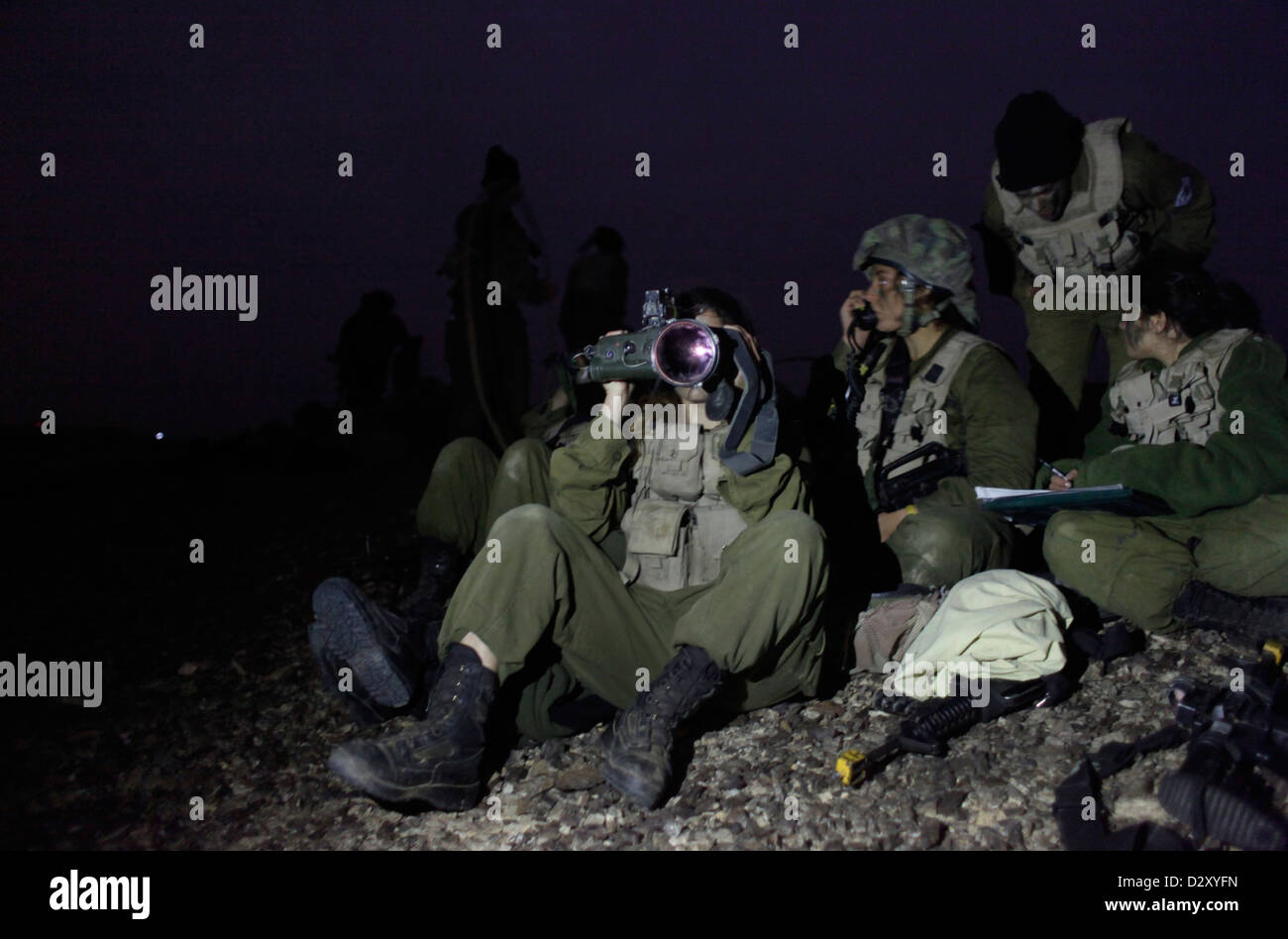 An Israeli Female Soldier From The 727th Eitam Field Intelligence 