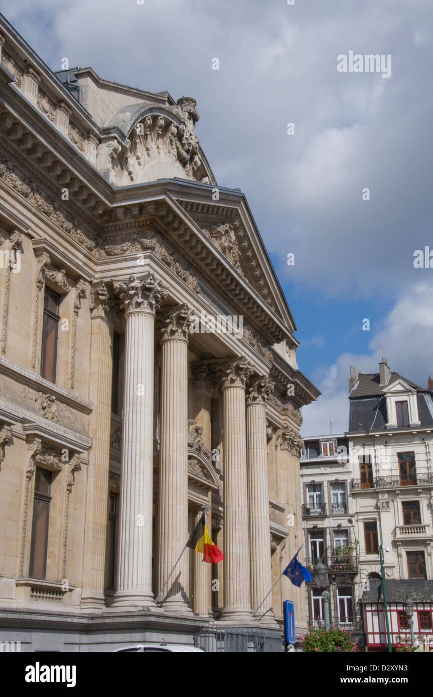 The Brussels Stock Exchange Stock Photo