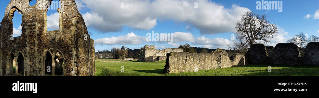 Waverley Abbey near Farnham in Surrey Stock Photo
