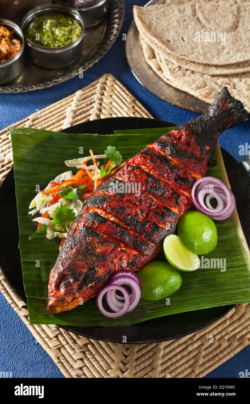Tandoori fish India Food Stock Photo Alamy