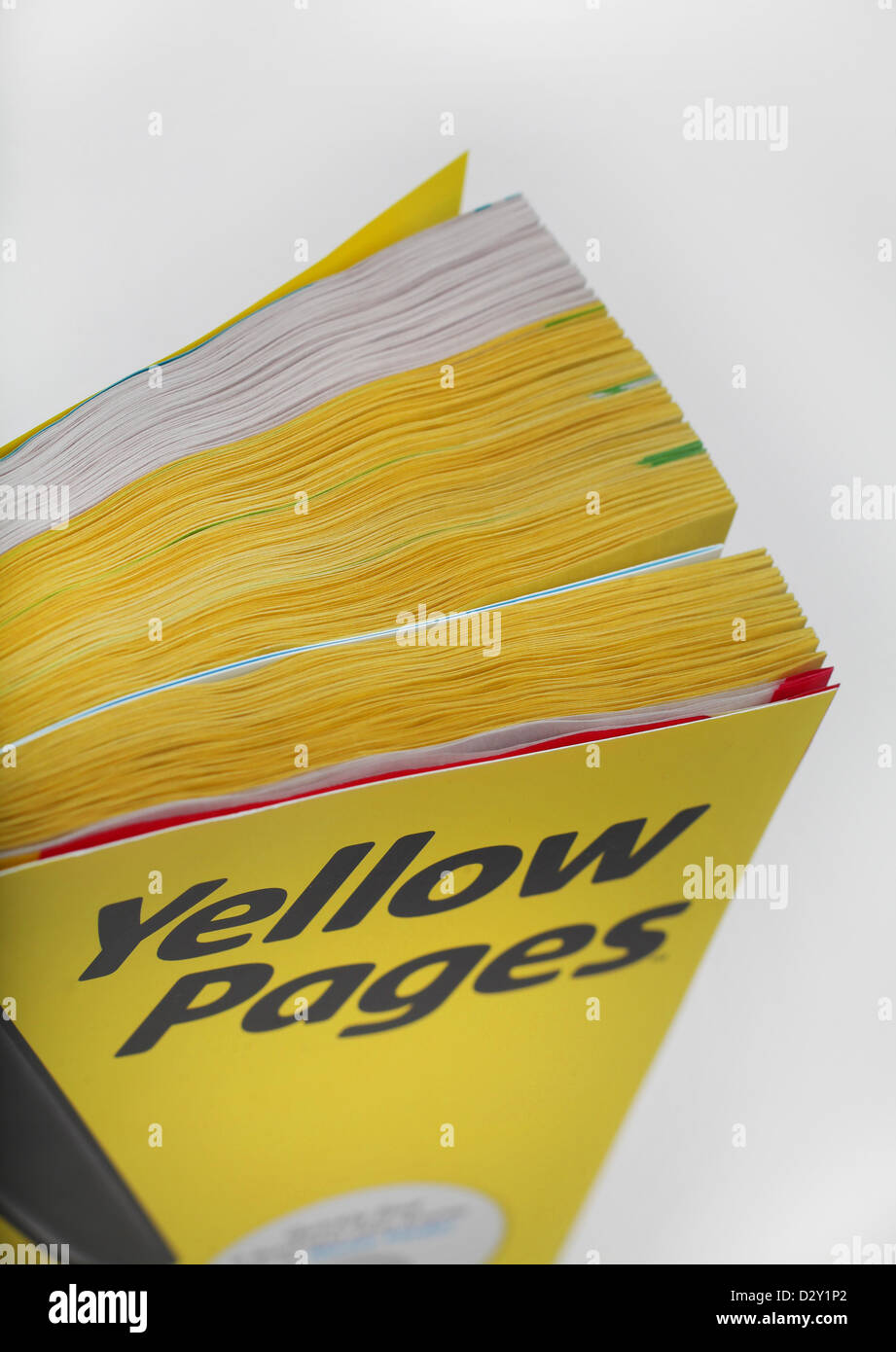 Yellow Pages Telephone Directory Stock Photo Alamy