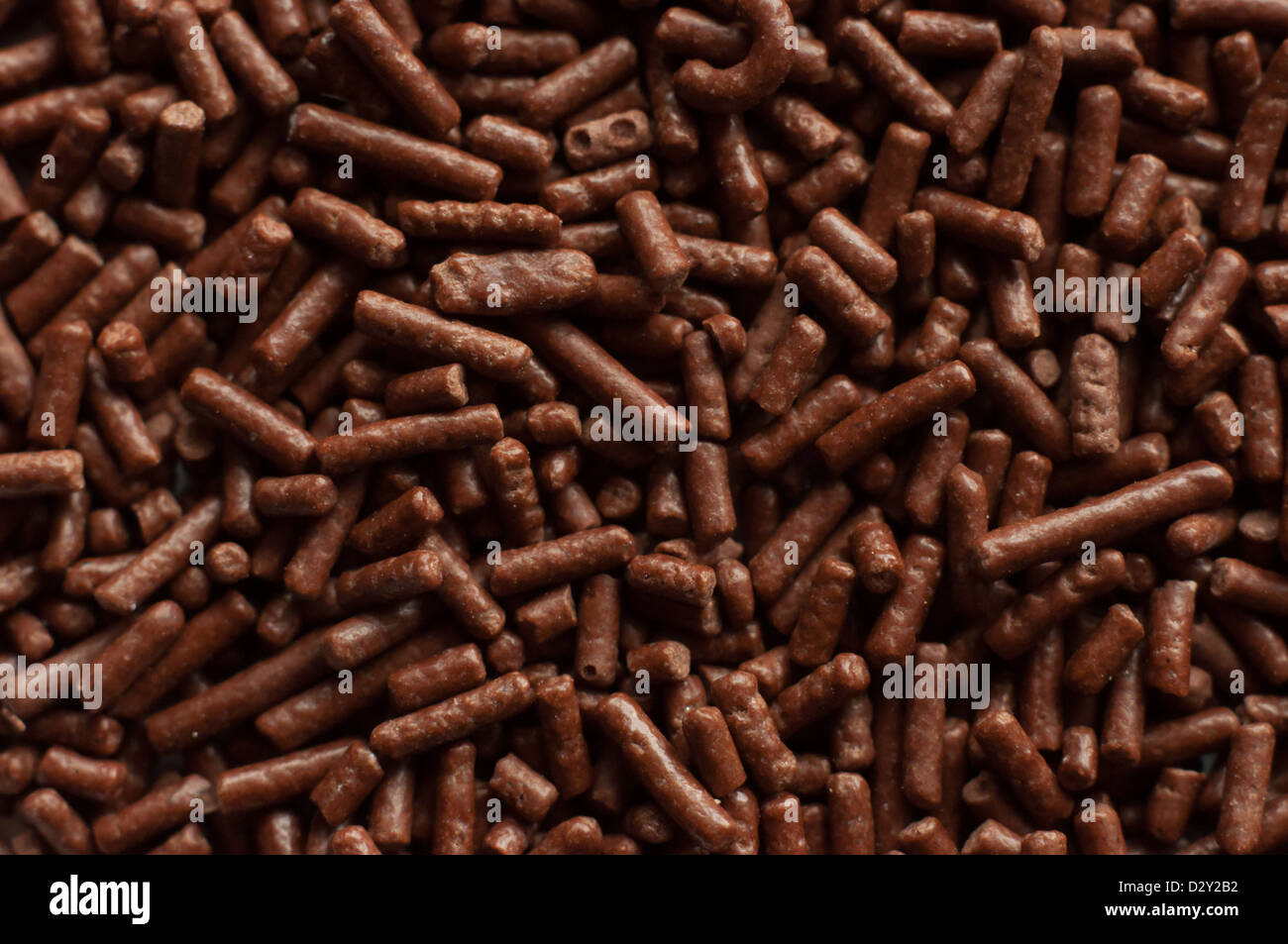 Dark chocolate sprinkles Stock Photo Alamy