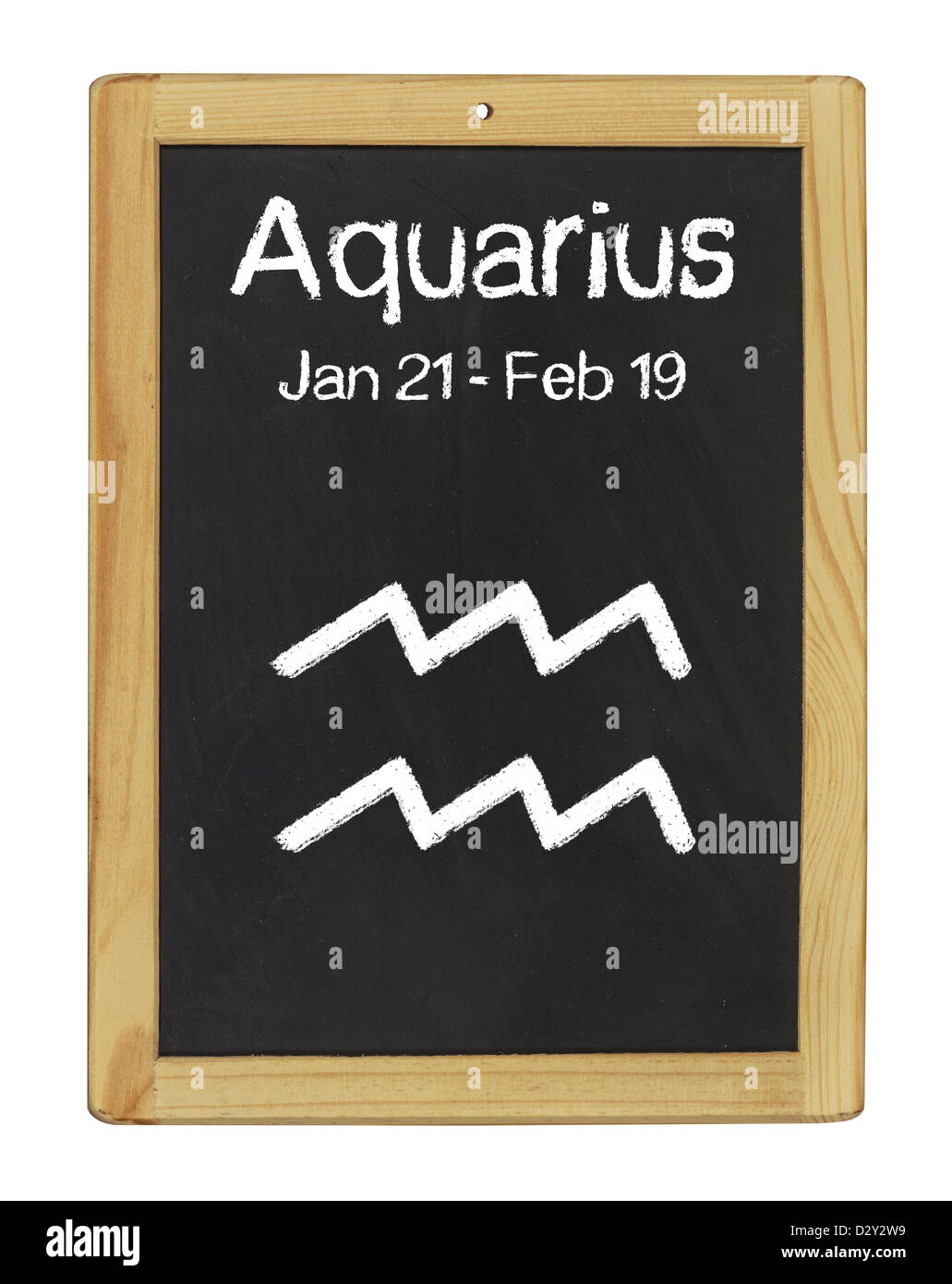 zodiac sign Aquarius Stock Photo