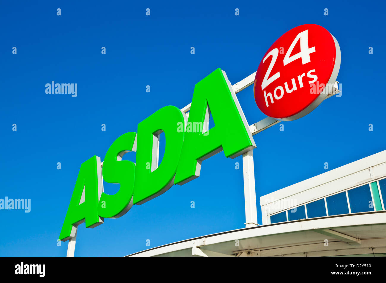 asda store logo sign uk lincolnshire england uk gb eu europe Stock Photo