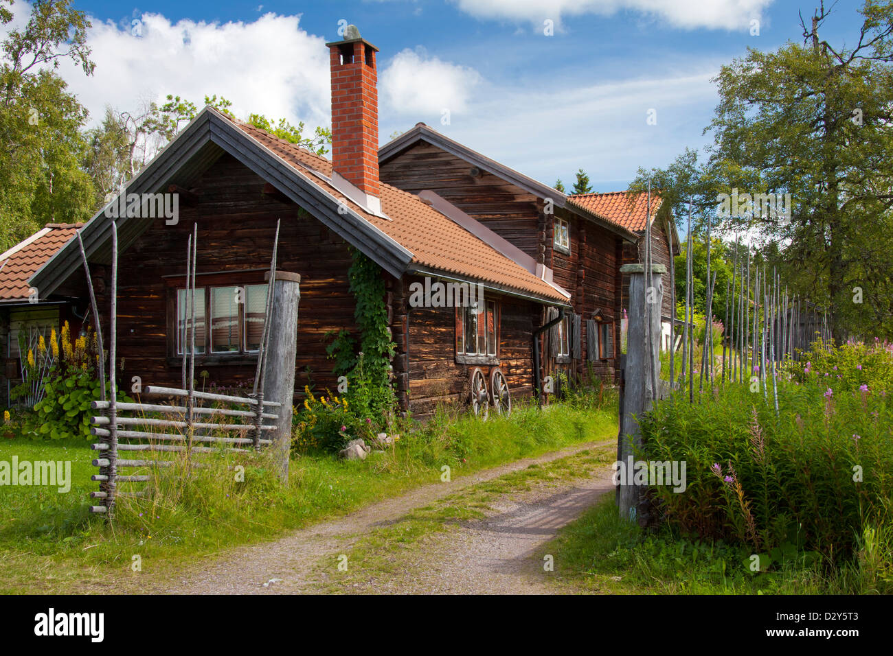Image result for Traditional old wooden cottages / log cabins at the village Fryksås ...