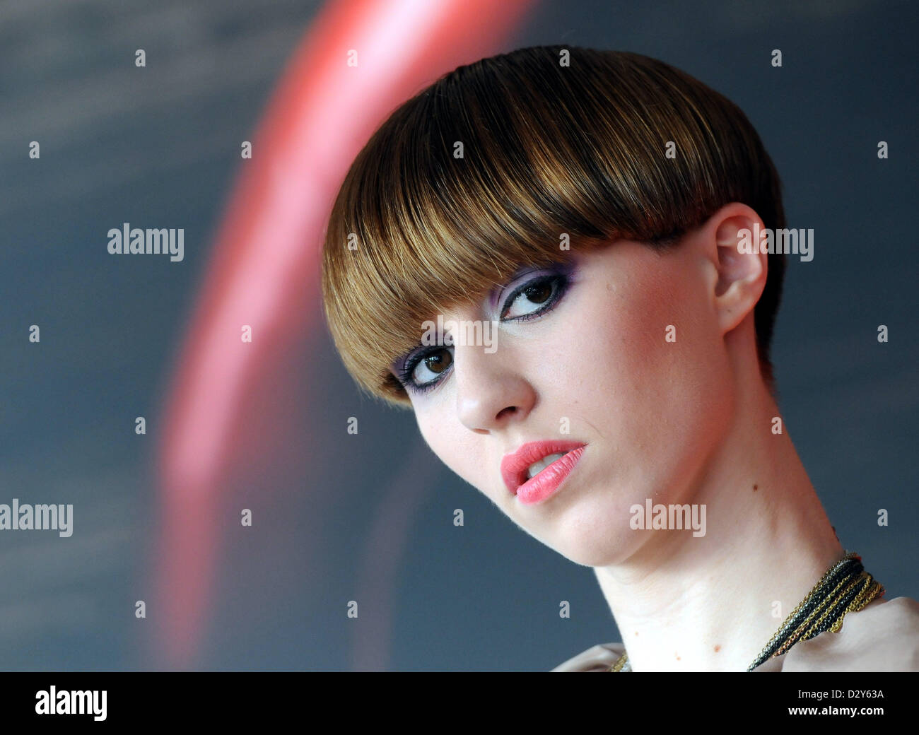 Model Rebecca Wears One Of The New Hairstyle Trends For Spring And