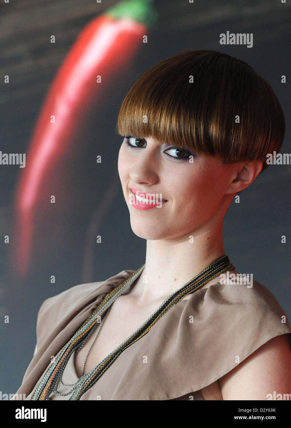 Model Rebecca Wears One Of The New Hairstyle Trends For Spring And
