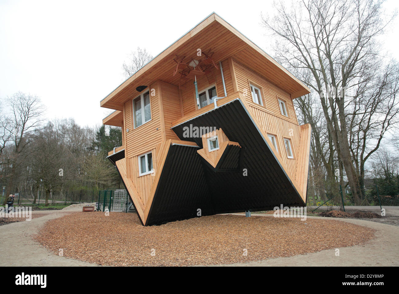 Gettorf, Germany, the crazy house at Tierpark Gettorf Stock Photo