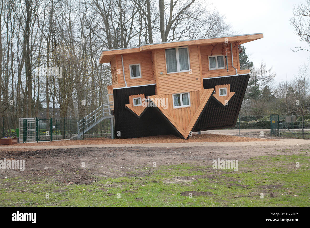 Gettorf, Germany, the crazy house at Tierpark Gettorf Stock Photo