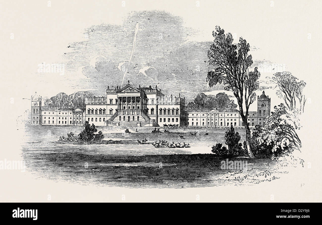 WENTWORTH HOUSE THE SEAT OF THE LATE EARL FITZWILLIAM Stock Photo Alamy