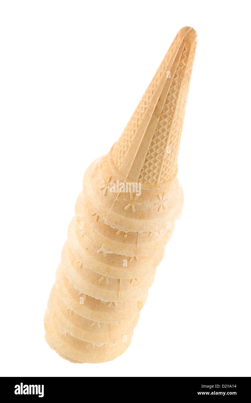 Seven icecream cones Stock Photo
