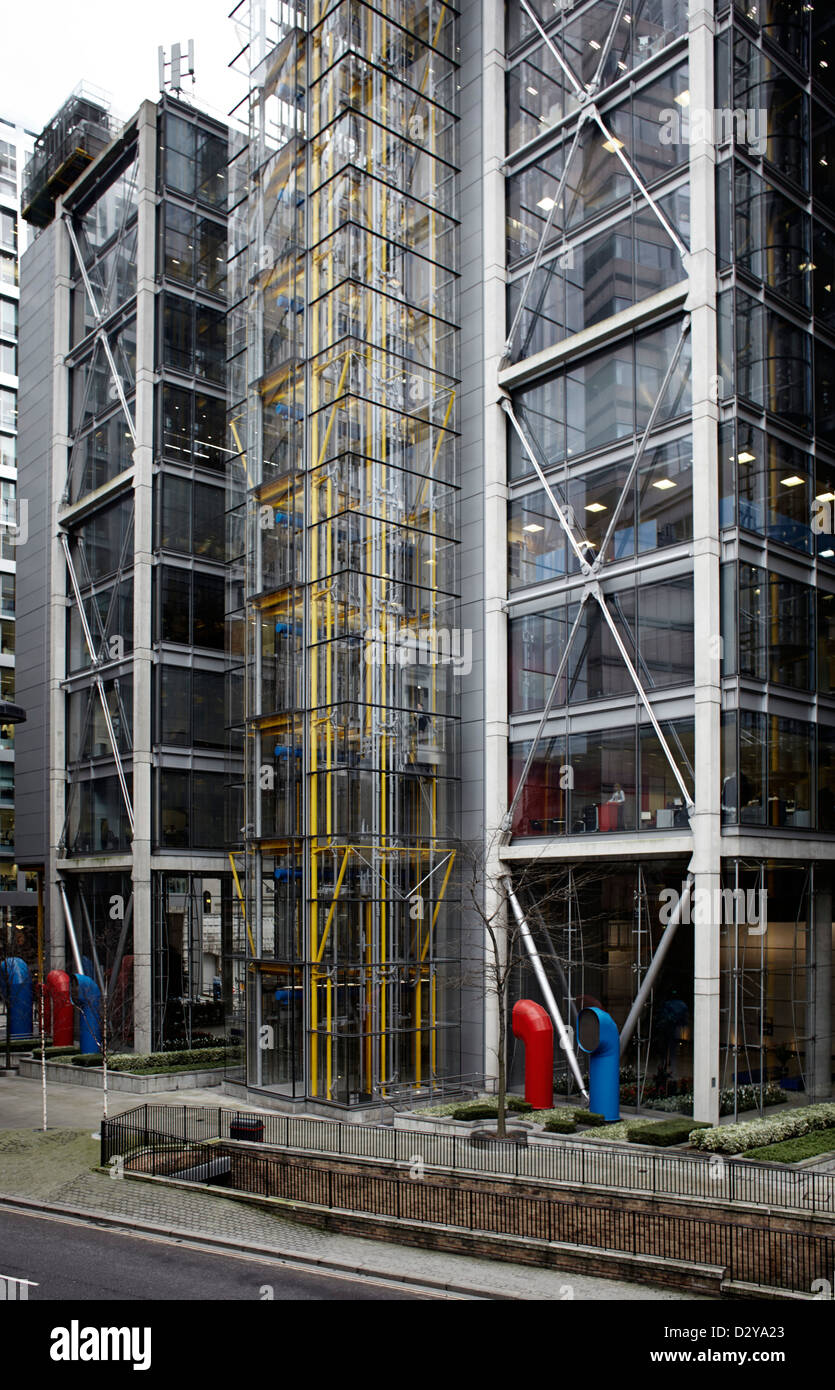 London city office buildings at Barbican Stock Photo