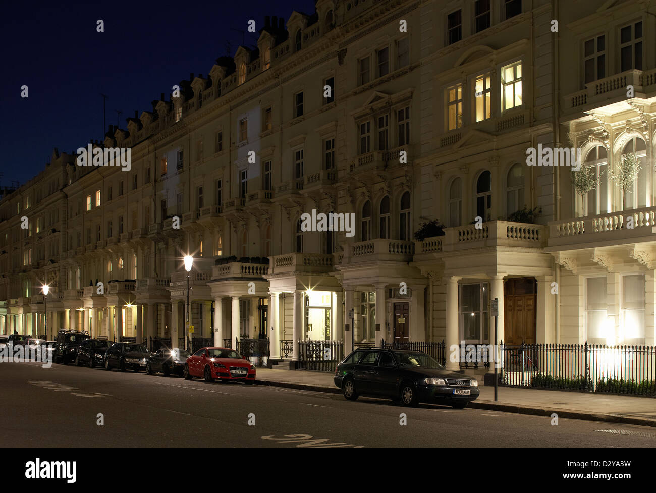 London, United Kingdom, Grossbuergerliche Houses in Queens Gate Gardens