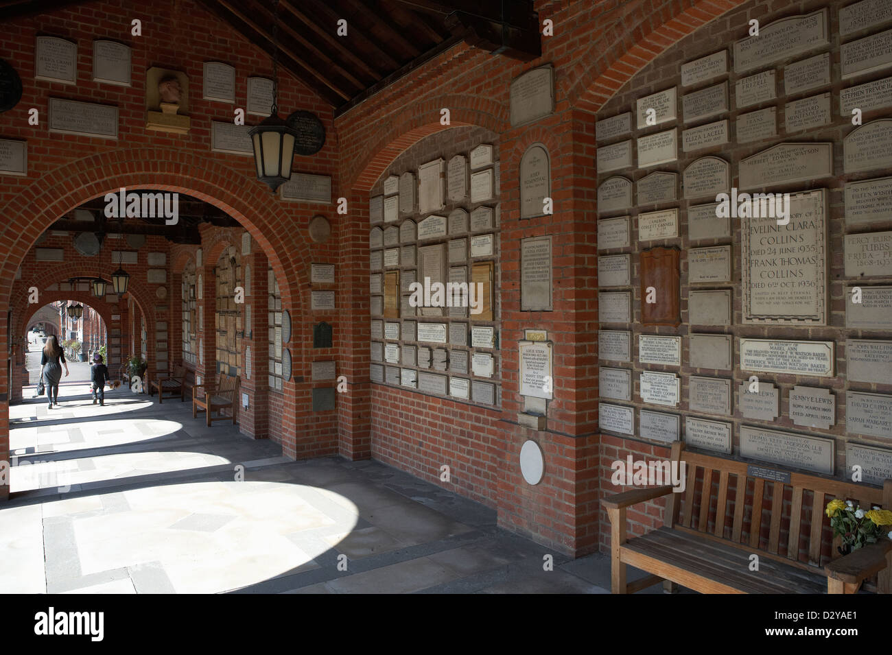 London, United Kingdom, at the Golders Green Crematorium Stock Photo