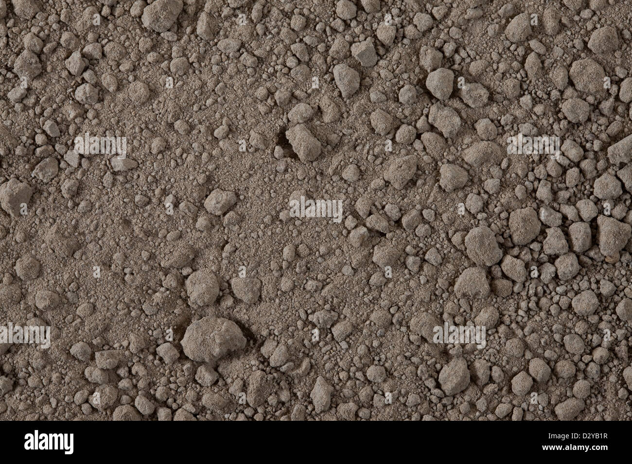 Silt Loam Soil Sample (Percentages: Clay 12, Silt 79, Sand 26) Stock Photo