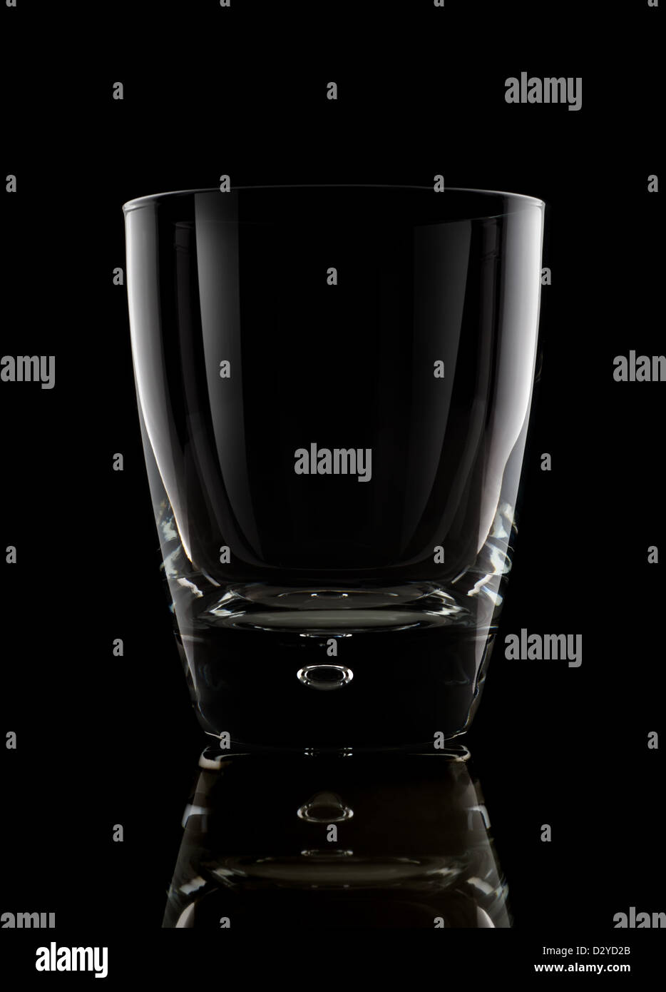 Glass Lined Whiskey Glass - Black