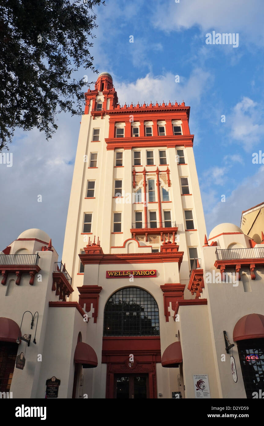Wells Fargo building in St. Augustine Florida Stock Photo Alamy