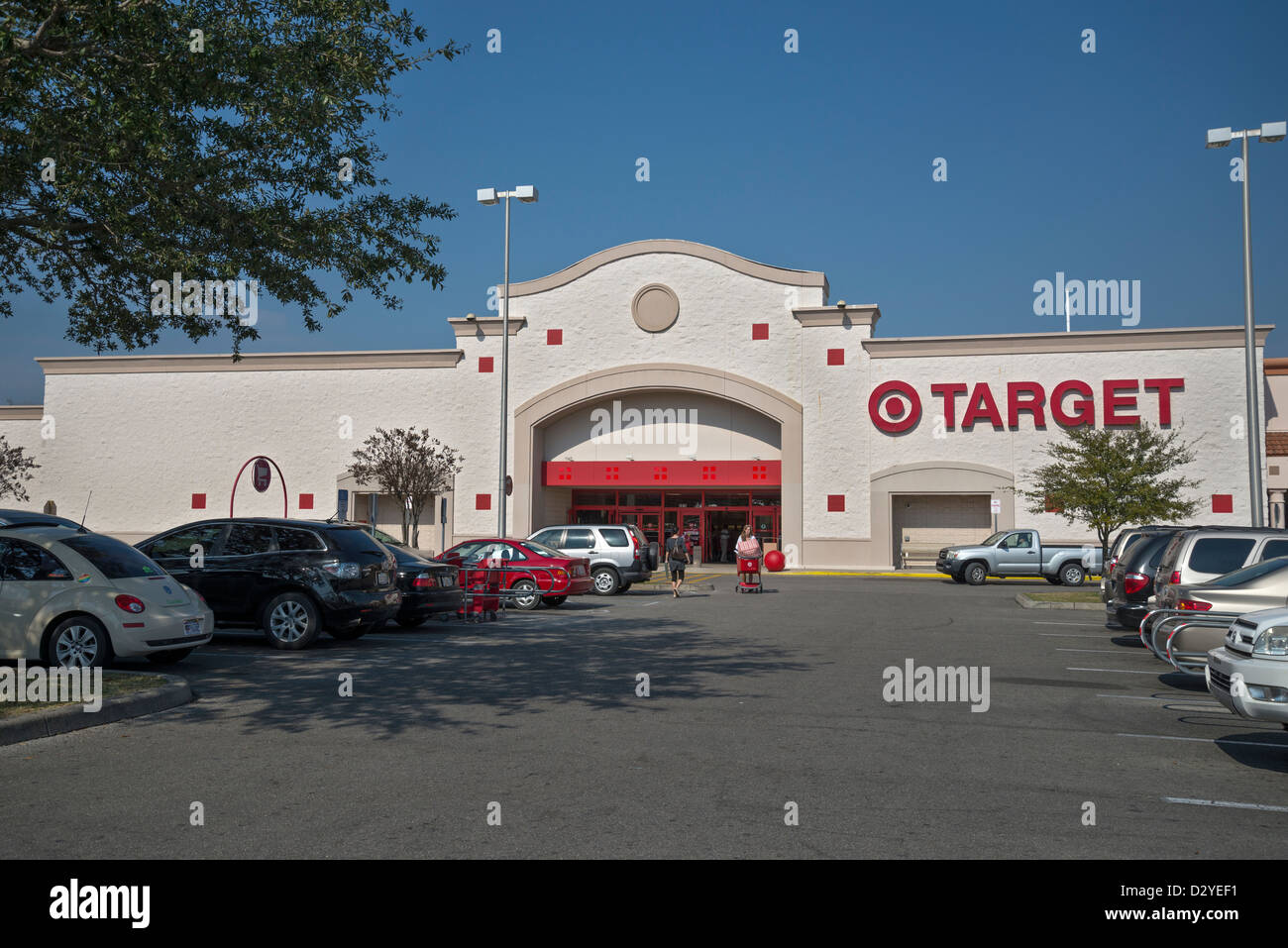Exterior front entrance of Target department store in Gainesville