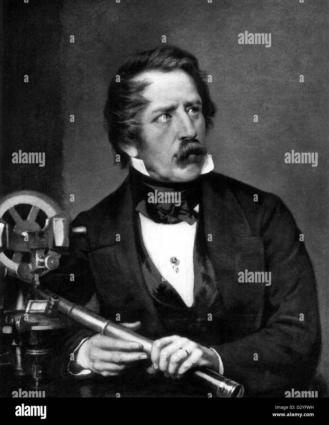 Carl August von Steinheil, German physicist, inventor, engineer and astronomer. Stock Photo