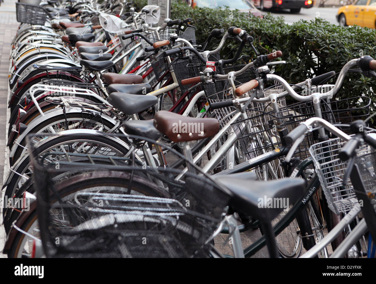 Tokyo, Japan, bicycles Stock Photo Alamy