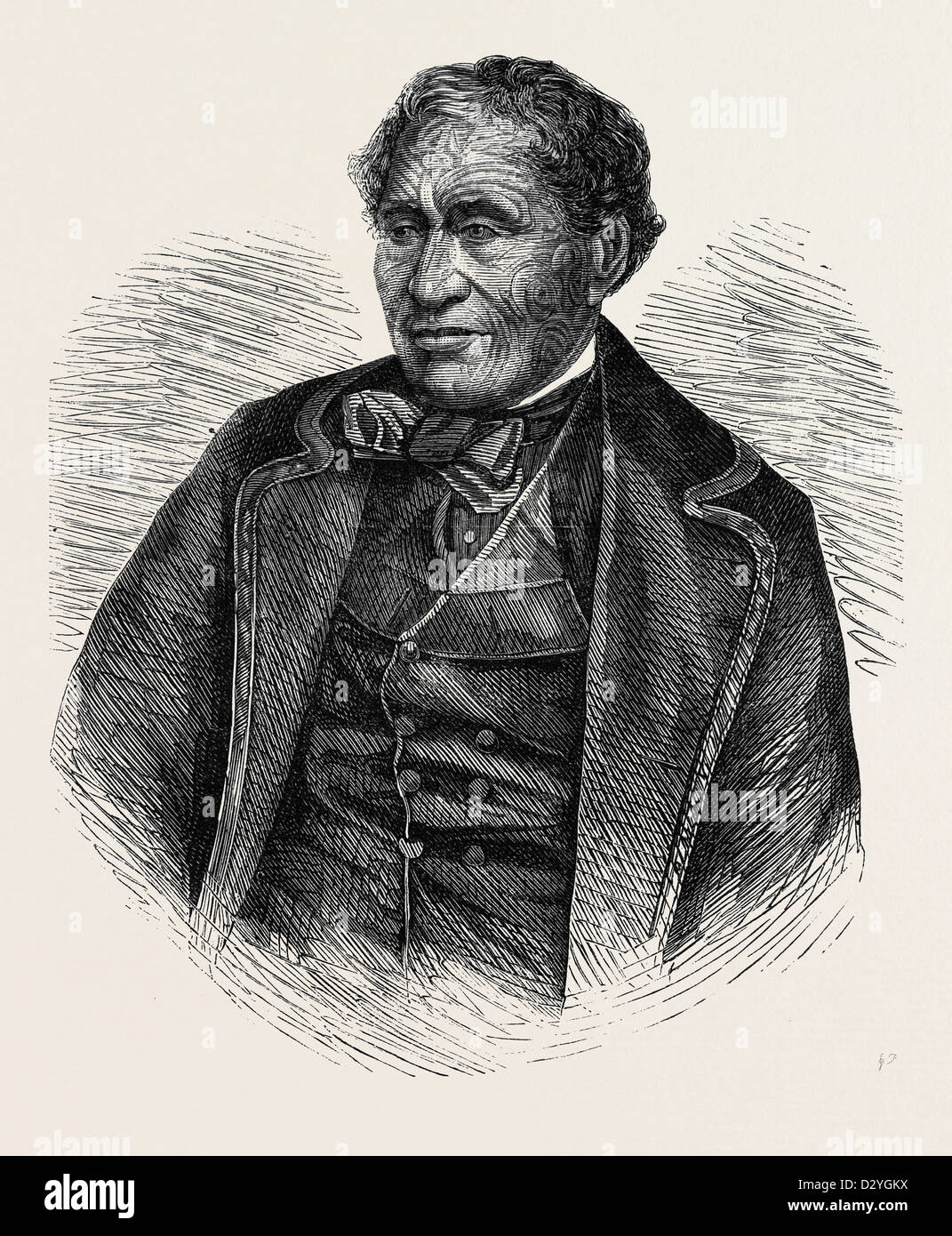 THE NEW ZEALAND CHIEF TAMATI WAKA A FRIEND TO EUROPEAN SETTLERS Stock Photo Alamy