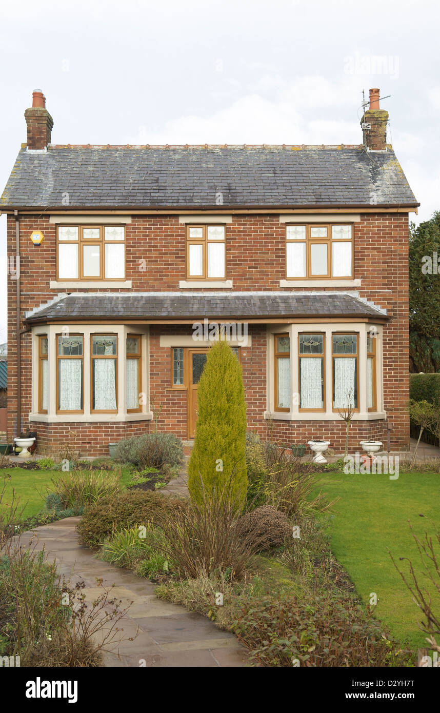 Detached house Wrea Green,Lancashire Stock Photo Alamy