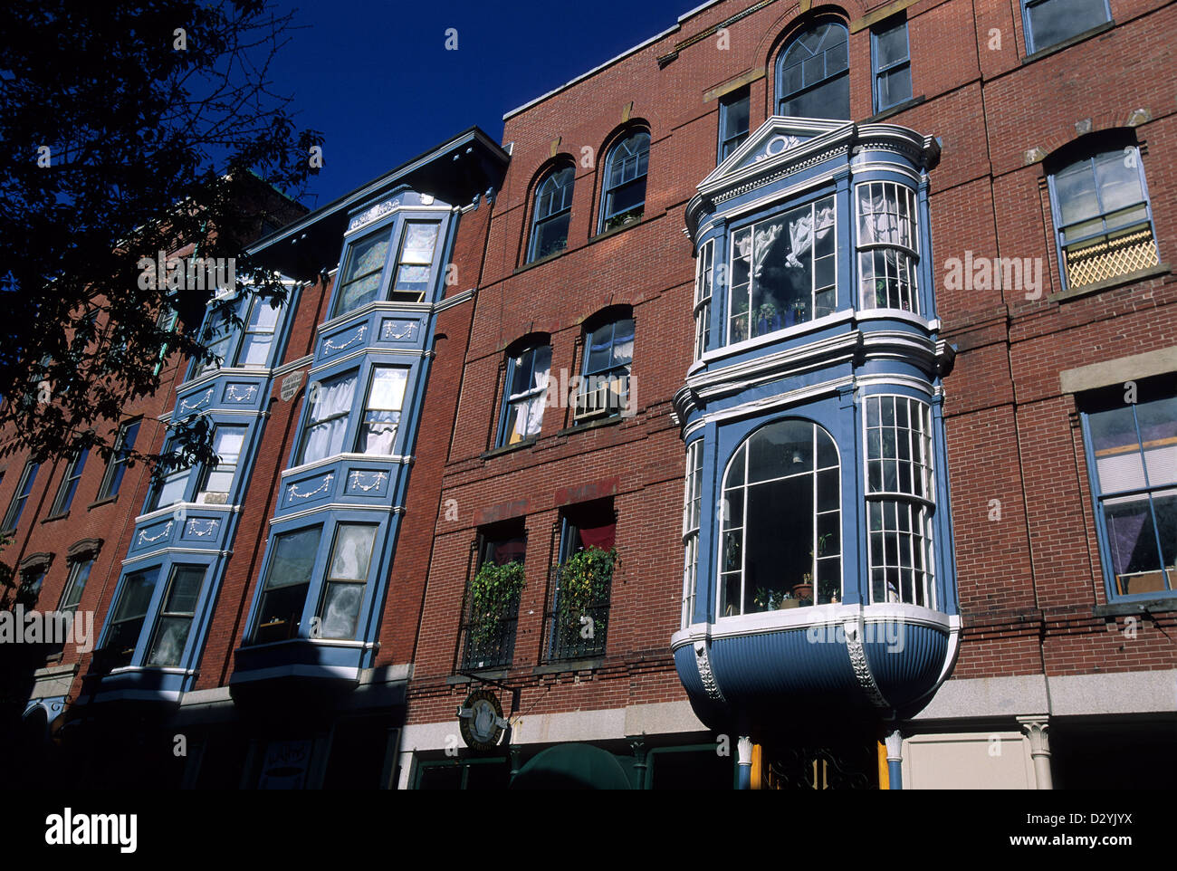 Elk2821116 Maine, Portland, Old Port Exchange area, historic buildings