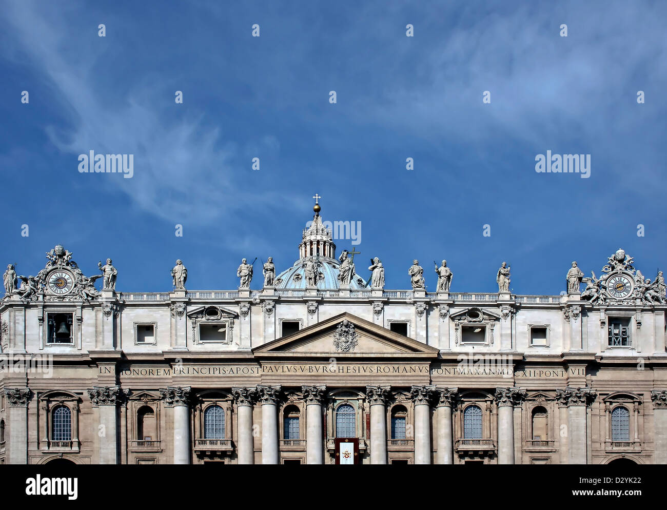 Saint Peters Basilica Stock Photo