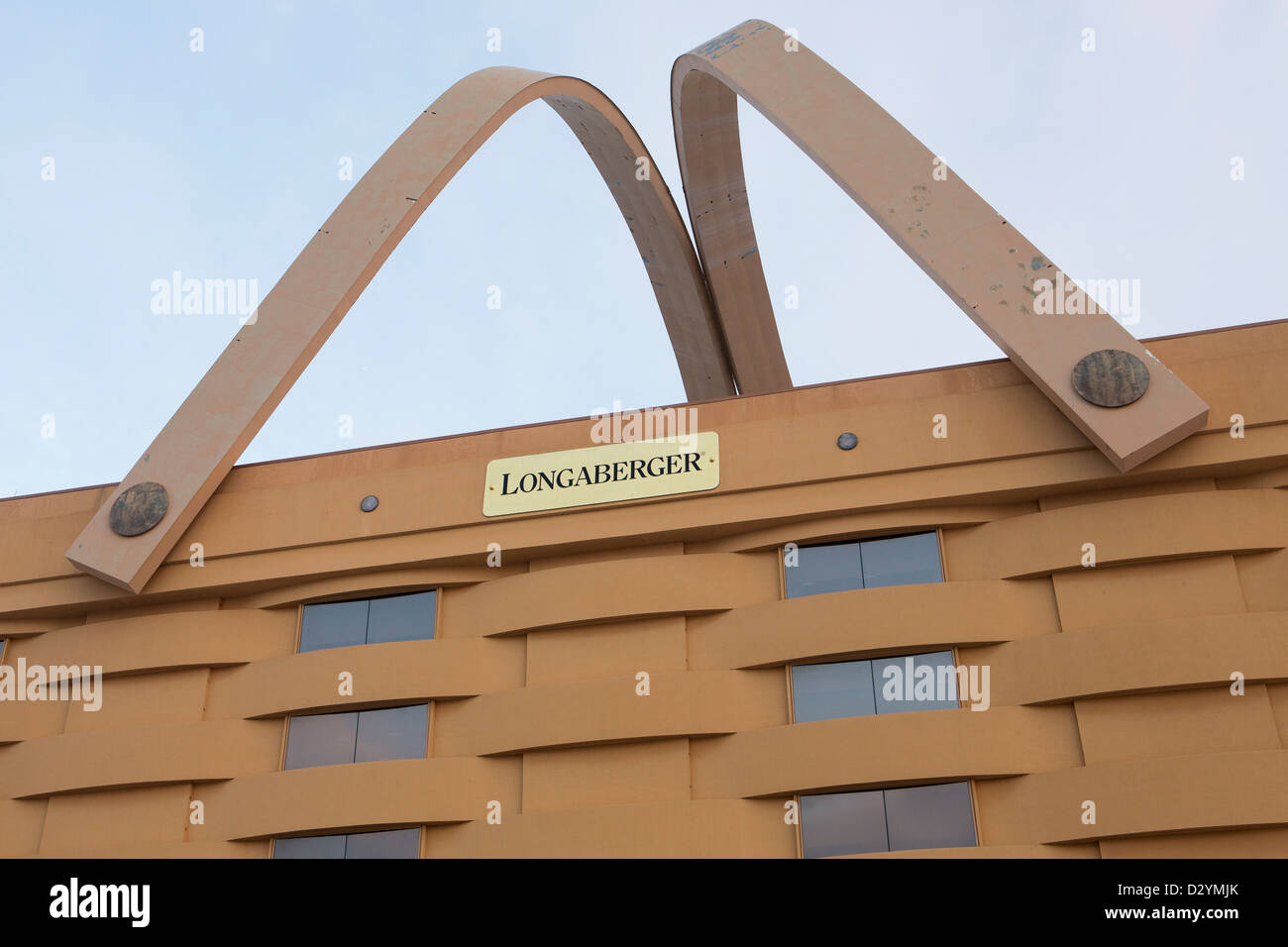 The basket shaped headquarters of basket maker The Longaberger Company