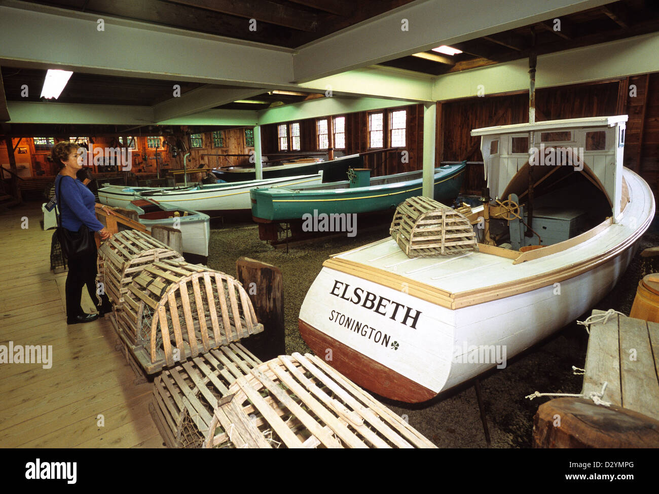 Maine Lobster Boat Tourist Stock Photos & Maine Lobster Boat Tourist